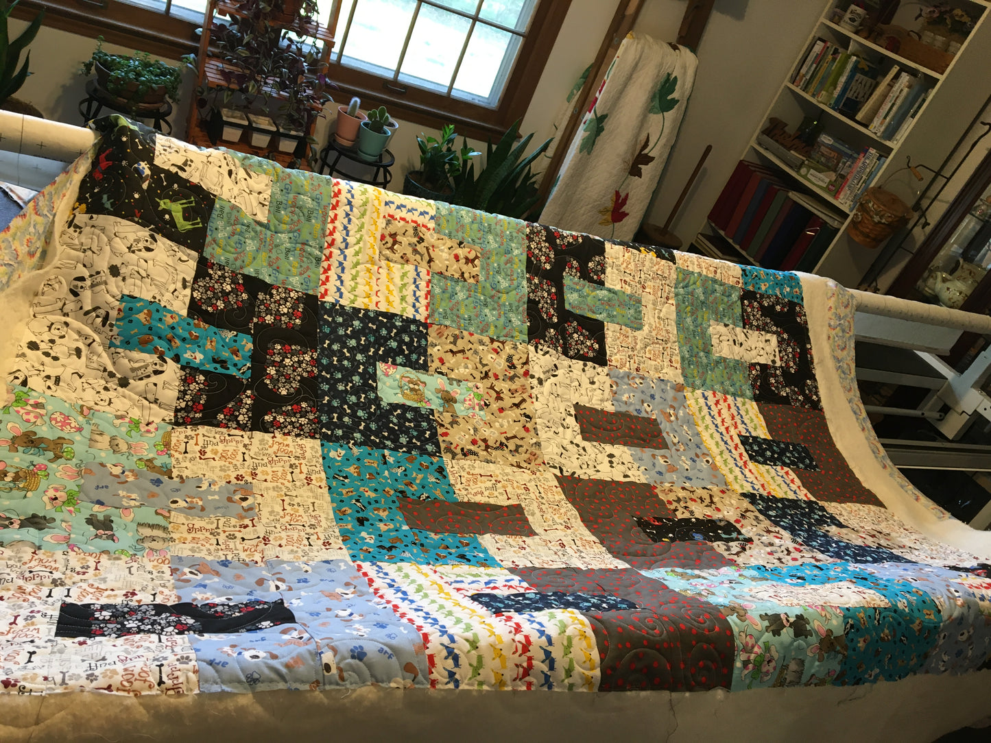 Machine Quilting service with computerized designs