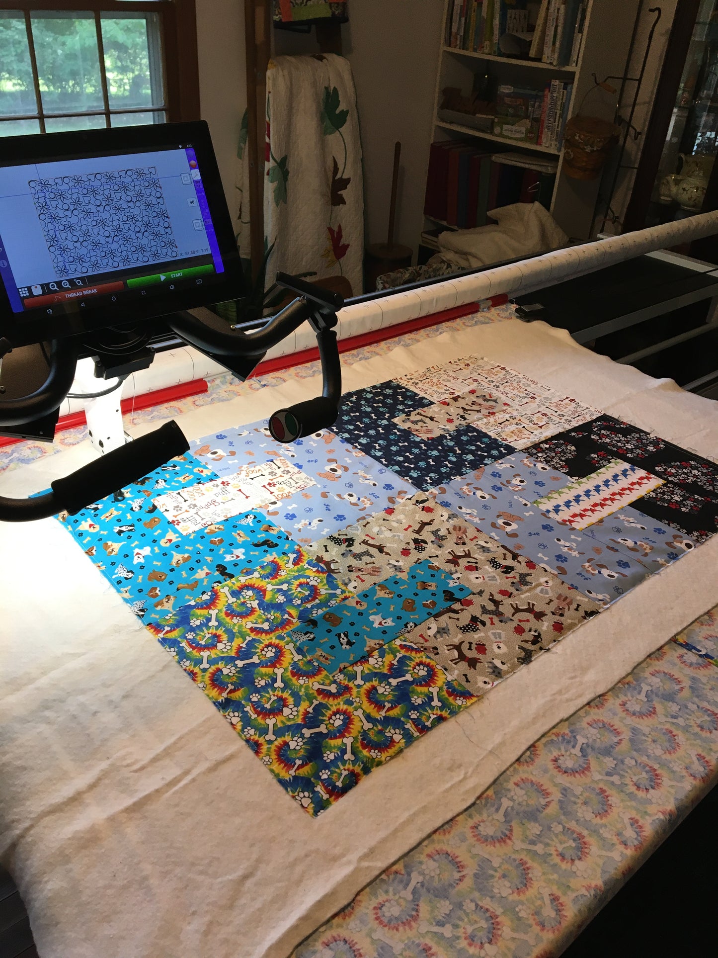 Machine Quilting service with computerized designs